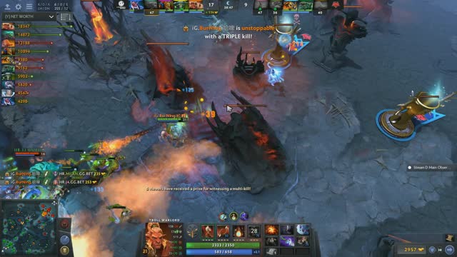 BurNIng's ultra kill leads to a team wipe!