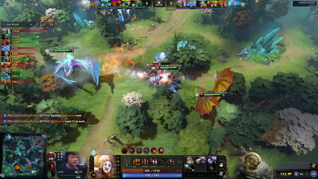 Secret.Nisha kills PSG.LGD.XinQ!