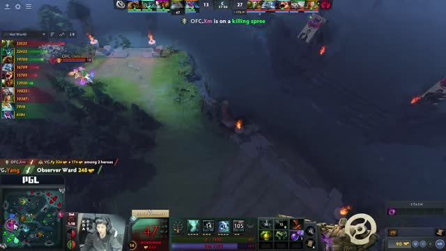 Xm gets a triple kill!