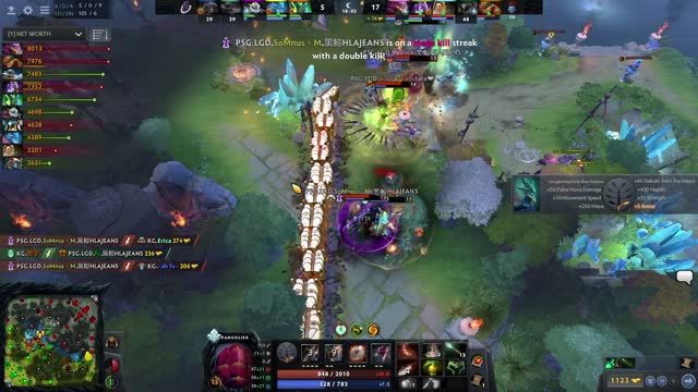 PSG.LGD.Maybe gets a triple kill!