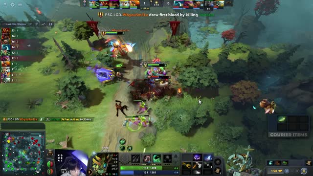 PSG.LGD gets 2 kills!