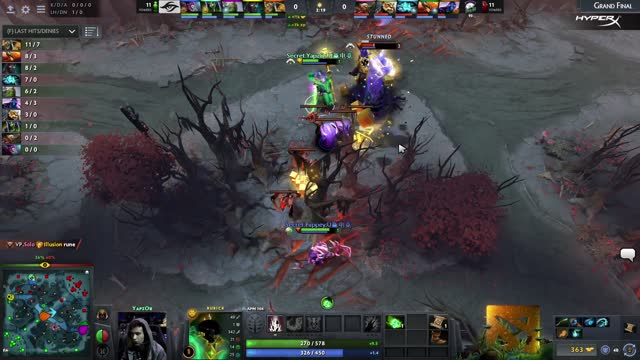 Secret.Puppey takes First Blood on VP.RodjER!
