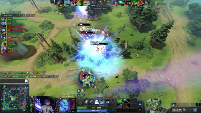 PSG.LGD gets 2 kills!