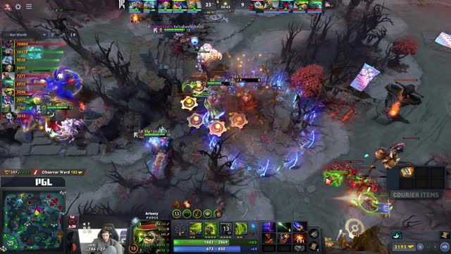 Arteezy kills Giant!