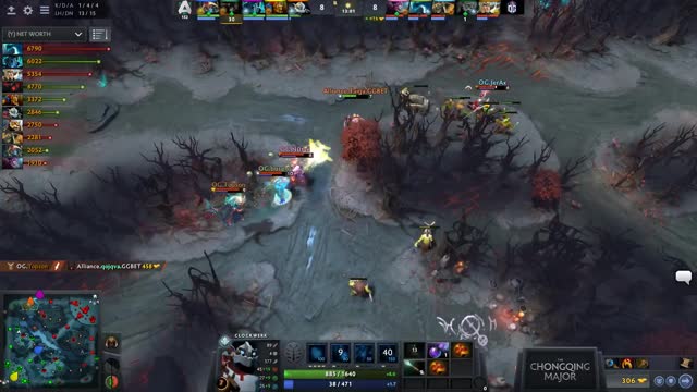 Topson gets a double kill!