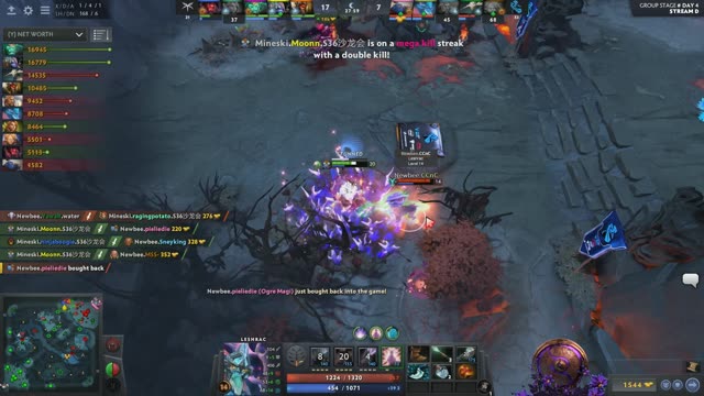 Mineski teamwipes Newbee!