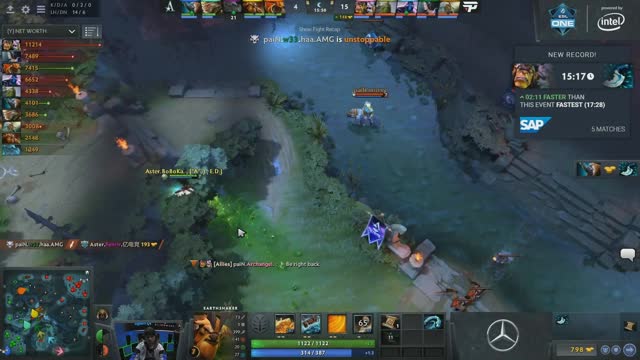 w33 gets a double kill!