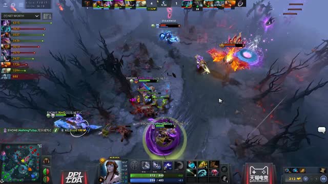 EHOME gets 2 kills!