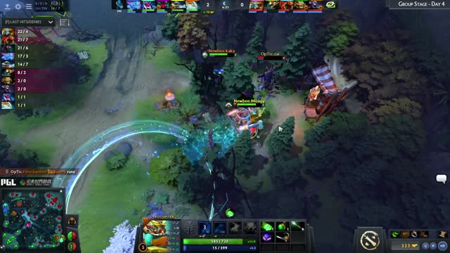 Newbee.kaka kills OpTic.zai!