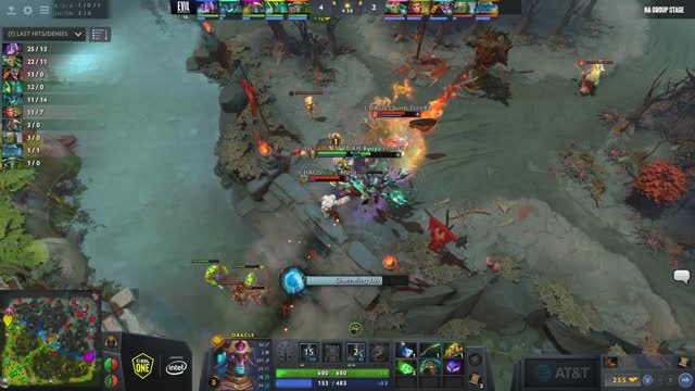 EG.Arteezy kills Newbee.MSS!