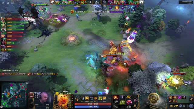 TSpirit.Yatoro kills VP.Save!