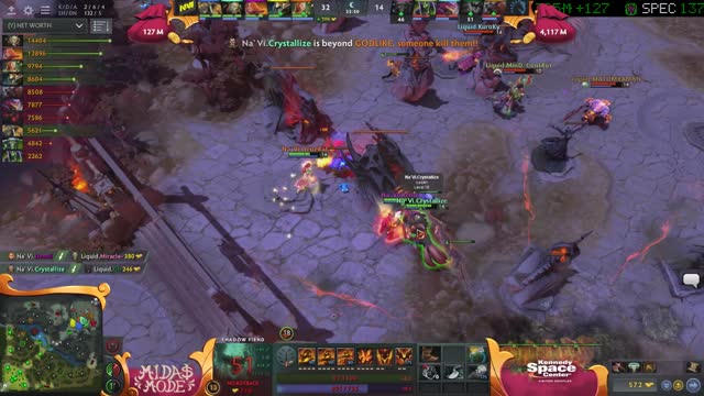 Dendi gets a double kill!