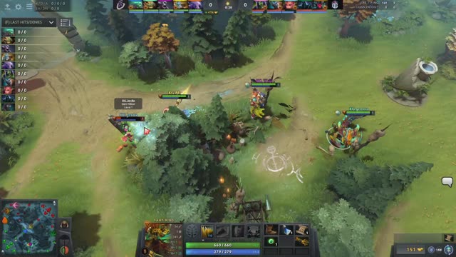 天命 takes First Blood on OG.JerAx!