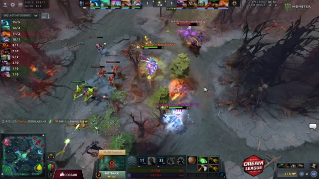 PSG.LGD gets 2 kills!