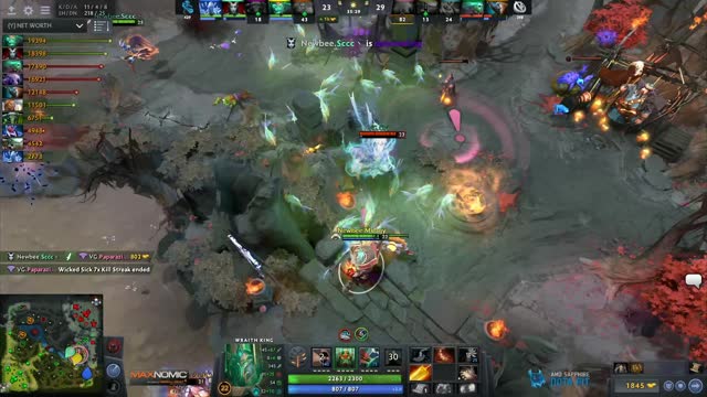 Newbee.Sccc gets a double kill!