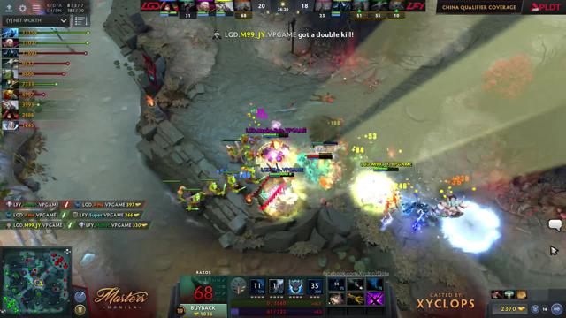 LFY.Jixing's triple kill leads to a team wipe!