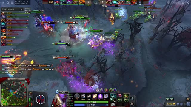 PSG.LGD.Chalice gets a double kill!