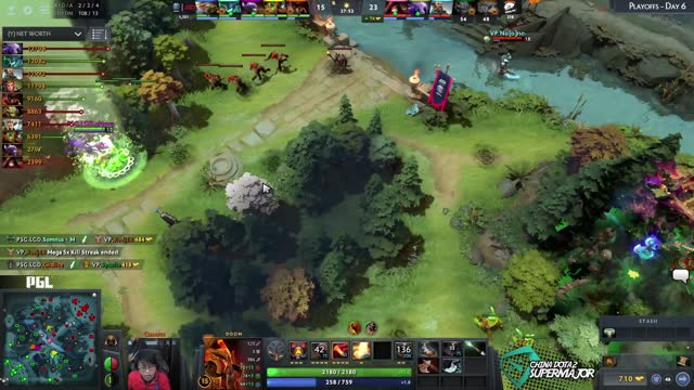 PSG.LGD gets 2 kills!