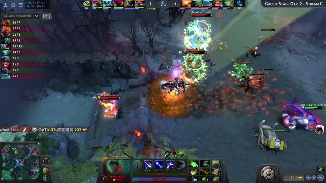 Newbee.Sccc kills Optic.33!