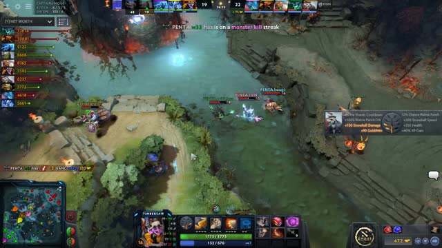 w33 gets a triple kill!