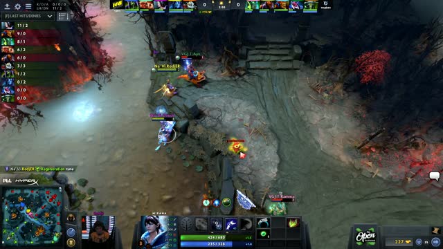 Na'Vi.RodjER takes First Blood on Ayo!