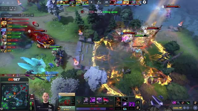 Arteezy gets a double kill!