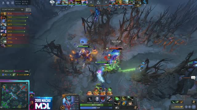 EG.Arteezy gets a double kill!