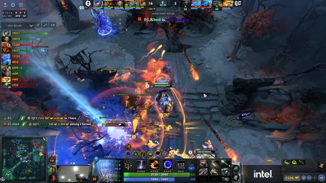 Arteezy gets a triple kill!