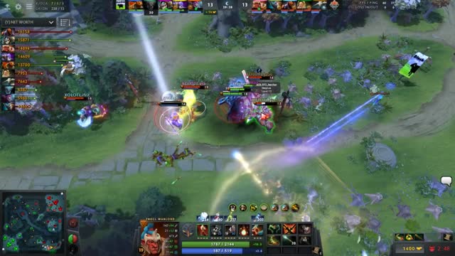  ���q gets a triple kill!