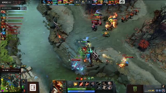 Secret.Ace kills Newbee.Sccc!