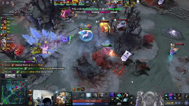 PSG.LGD gets 3 kills!