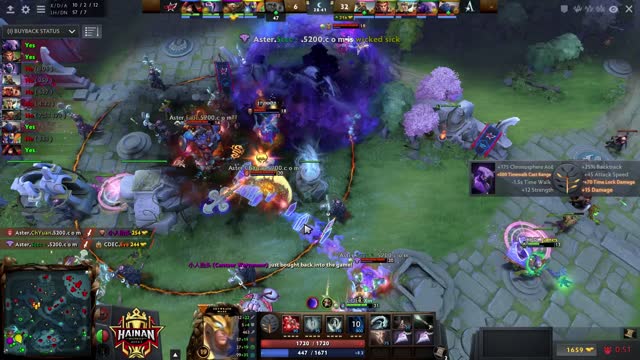 Aster.Sccc's ultra kill leads to a team wipe!