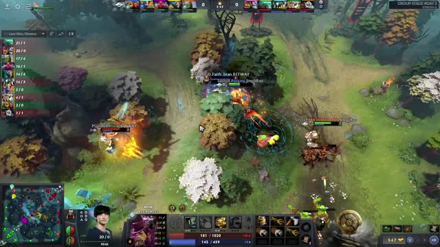 Secret.Puppey takes First Blood on PSG.LGD.Faith_bian!