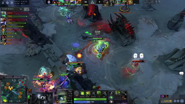 OG.JerAx's two kills lead to a team wipe!