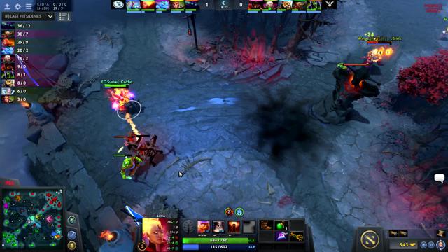 EG.Arteezy kills EHOME.Faith_bian!