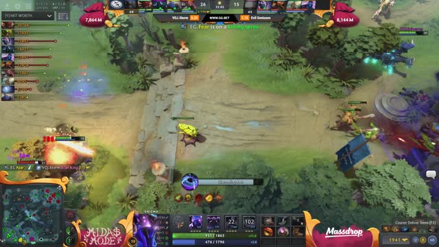 EG.Arteezy gets a double kill!