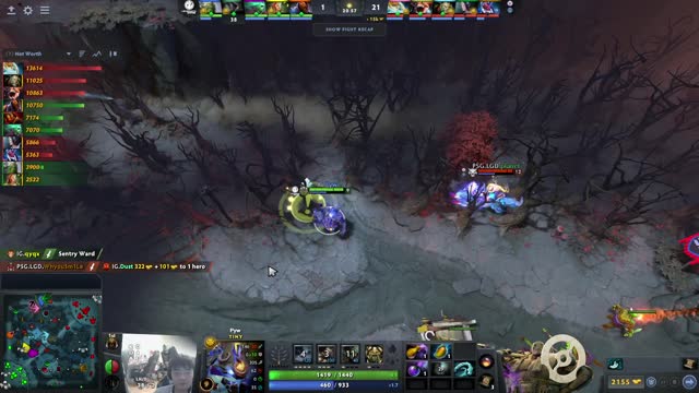 PSG.LGD gets 2 kills!