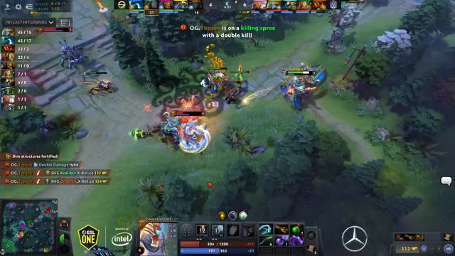 OG.Topson gets a triple kill!