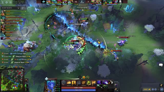 Ocean gets 2 kills!