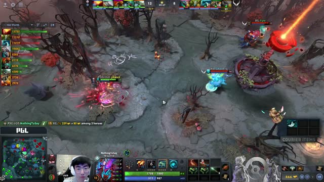 PSG.LGD gets 2 kills!