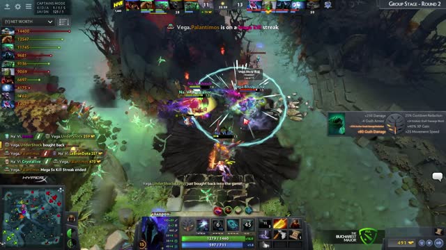 Na`Vi.Dendi gets a double kill!