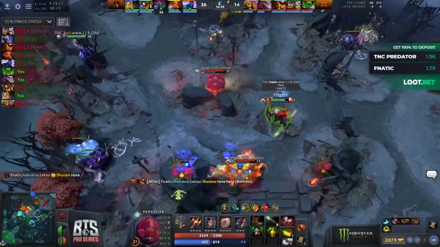 Fnatic.Moon kills TNC.Gabbi!