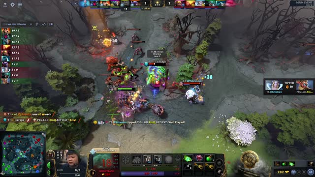 T1.23savage kills PSG.LGD.XinQ!