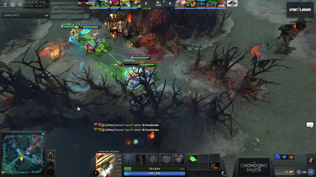 EHOME.Faith_bian takes First Blood on Secret.YapzOr!