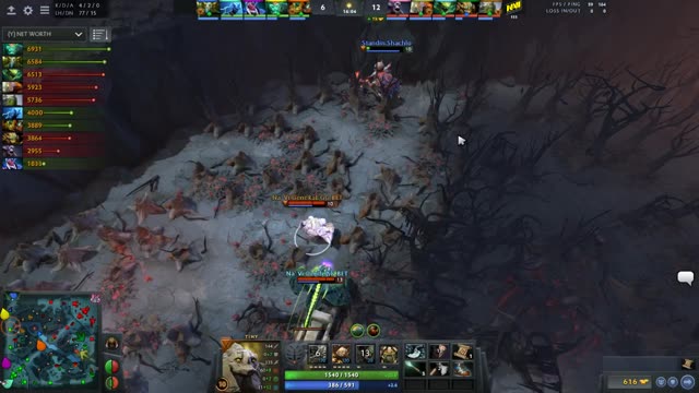 Na`Vi.Dendi kills Shachlo!