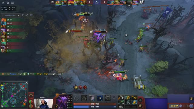 Puppey gets a double kill!