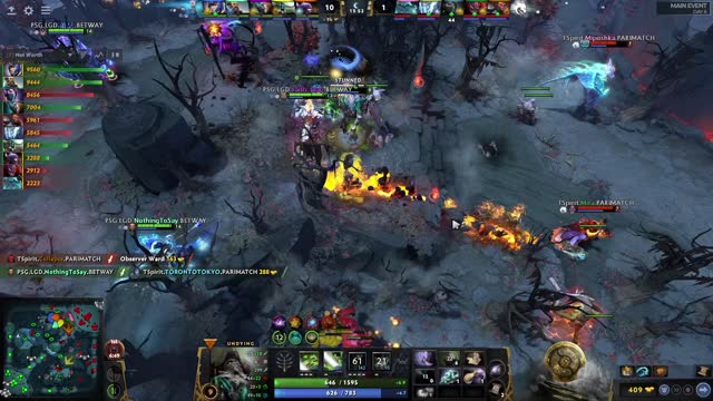 PSG.LGD gets 2 kills!