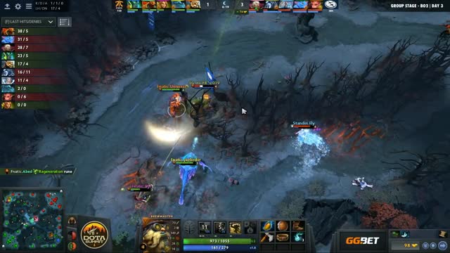 Fnatic.Universe kills EG.Arteezy!