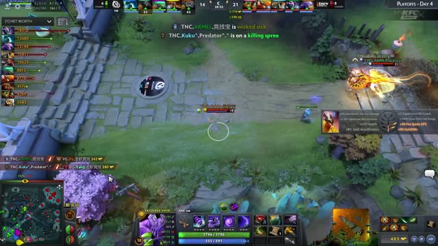 TNC.Armel gets a triple kill!