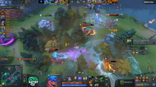 Fnatic.23savage gets a double kill!